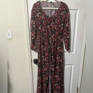 Floral maxi dress